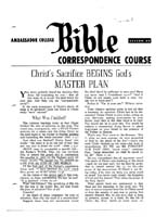 AC Bible Corr Course Lesson 33 (1964)
