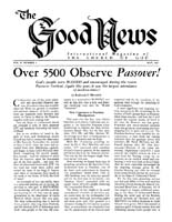 Good News 1961 (Vol X No 05) May
