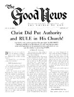 Good News 1957 (Vol VI No 01) Jan