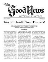 Good News 1962 (Vol XI No 01) Jan